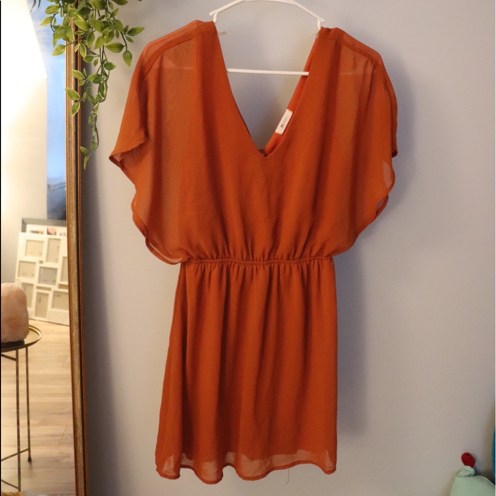 Orange dress
